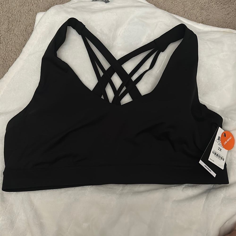 Ideology Low Impact Black sports bra
